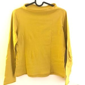 Elizabeth Suzann Long Sleeve James Mock Neck in Lightweight Cotton Knit
